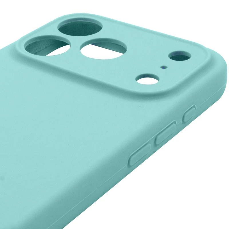 Чехол Silk Full Camera Protective (AA) NO LOGO для Apple iPhone 17 Pro (6.3") – Бирюзовый / Marine Green. Фото 6 из 8