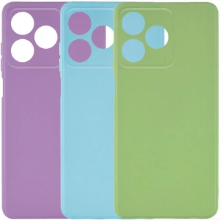 Кольоровий силіконовий чохол із захистом камери на Realme C53 фото 1 з 1