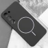 Силіконовий чохол Lakshmi MagFit з захистом камери для Samsung Galaxy S23 – Чорний / Black. Фото 3 з 4