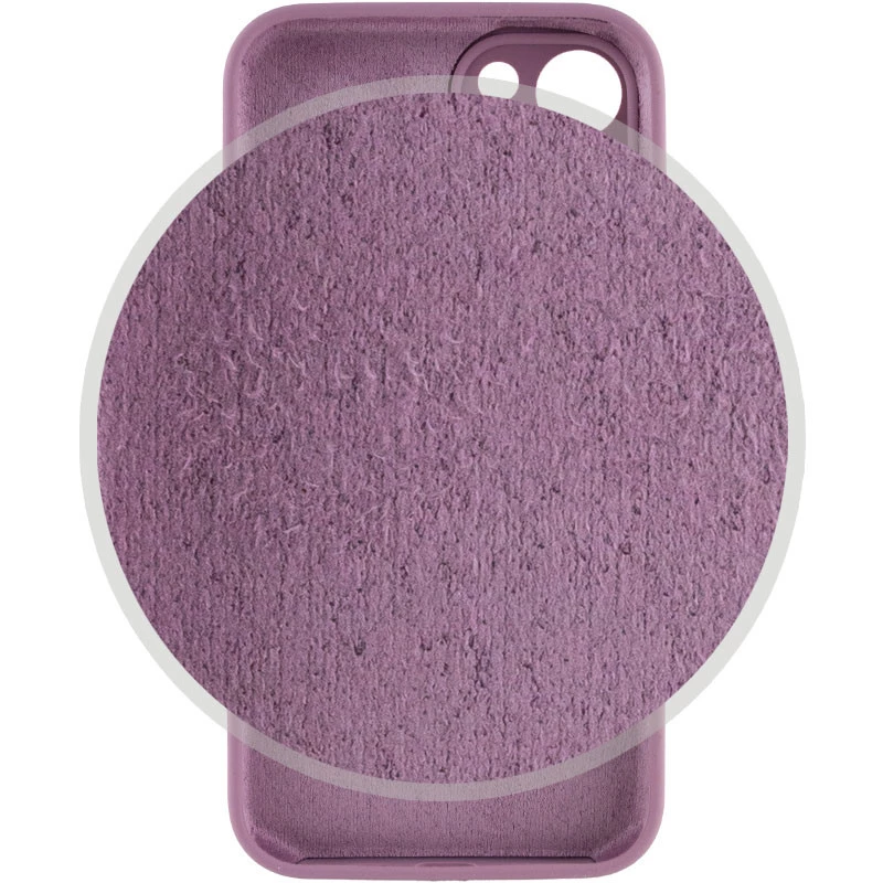 Чехол Silicone Case с защитой камеры для Apple iPhone 15 (6.1") – Лиловый / Lilac Pride. Фото 3 из 4
