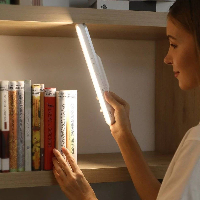 Настільна лампа Baseus Magnetic Stepless Dimming Charging Desk Lamp Pro (DGXC-0) – White. Фото 5 з 6