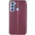 Чехол-книжка классический для TECNO Pop 5 LTE – Бордовый. Фото 2 из 4
