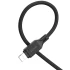 Дата кабель Hoco X90 Cool silicone USB to Lightning (1m) – Black. Фото 3 з 6