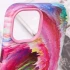 Кожаный чехол Colour Splash with MagSafe на Apple iPhone 12 (6.1") – Pink / Blue. Фото 8 из 8
