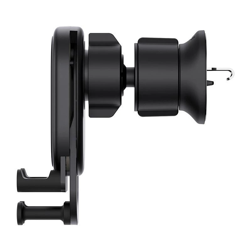Автотримач з БЗП Baseus Stable Gravitational Car Mount Pro 15W (Air Outlet Version) (SUWX03) – Black. Фото 4 з 7