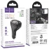 АЗУ FM модулятор Hoco E88 Star cigarette lighter 35W (2USB-C) – Black. Фото 6 из 6