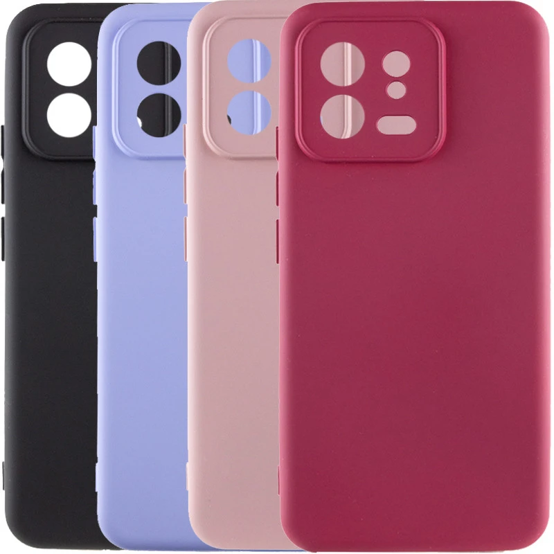 Кольоровий силіконовий чохол GETMAN із закритою камерою для Xiaomi 13 Pro фото 1 з 1