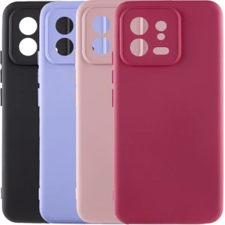 Цветной силиконовый чехол GETMAN с закрытой камерой на Xiaomi 13 Pro фото 1 из 1