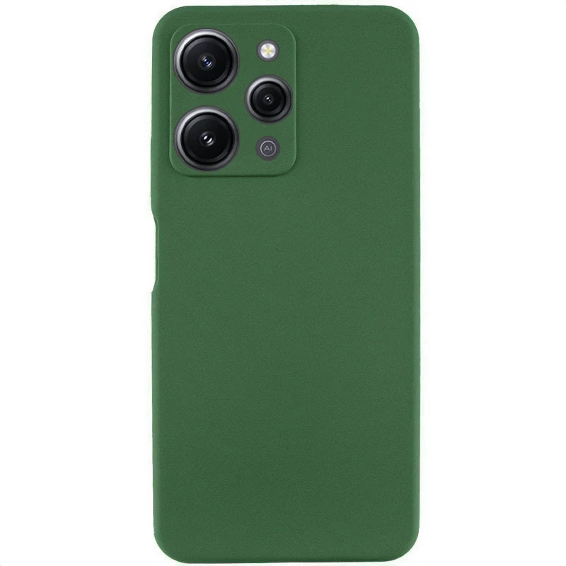 Чохол Silicone Case Lakshmi Premium з закритою камерою на Xiaomi Redmi 12 – Зелений / Cyprus Green. Фото 2 з 5