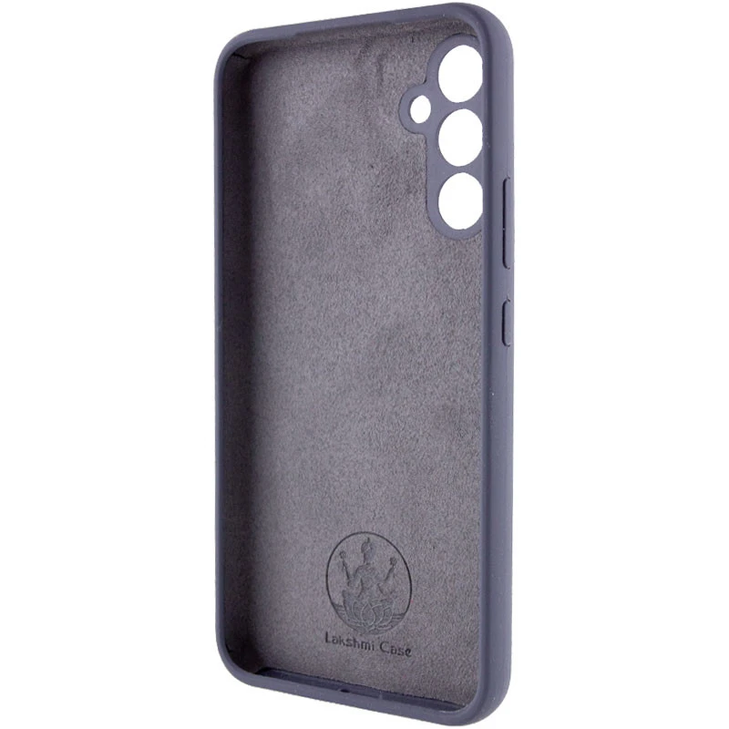 Чехол Silicone Case Lakshmi Premium з закритою камерою на Samsung Galaxy A35 – Серый / Dark Gray. Фото 4 из 6