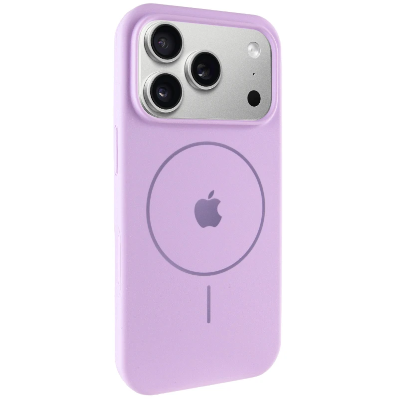 Чохол Silicone Case Full Protective (AA) V2 with MagSafe для Apple iPhone 17 Pro (6.3") – Бузковий / Lilac. Фото 2 з 11