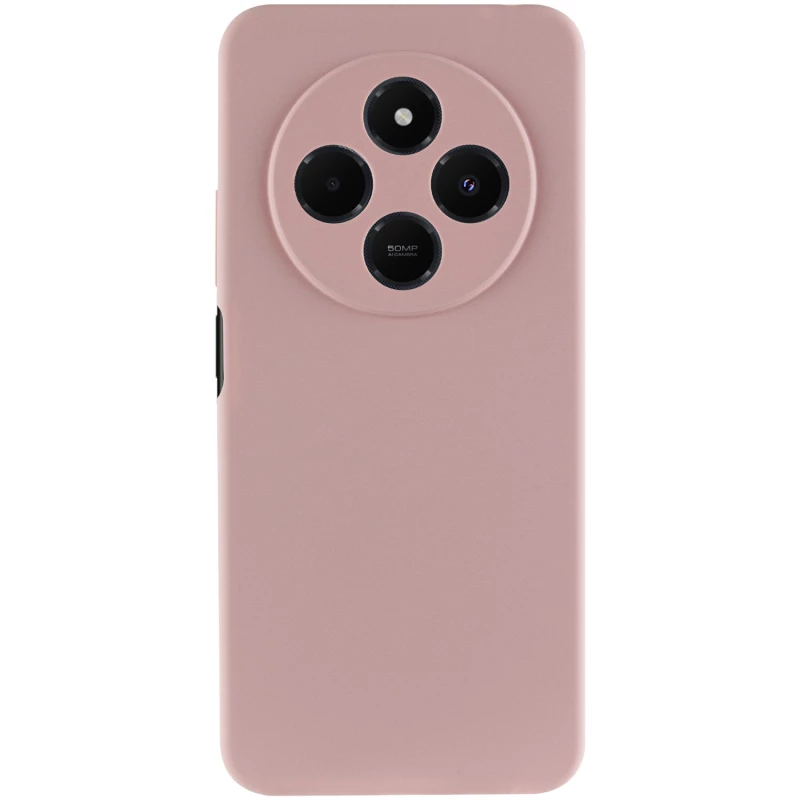 Чохол Silicone Case Lakshmi Premium з закритою камерою на Xiaomi Redmi 14C / Poco C75 – Рожевий / Pink Sand. Фото 4 з 6