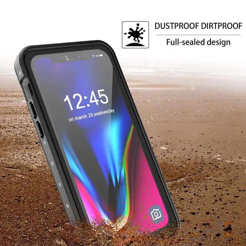 Shellbox водонепроникний чохол на Apple iPhone 12 Pro Max (6.7") – Чорний. Фото 5 з 7