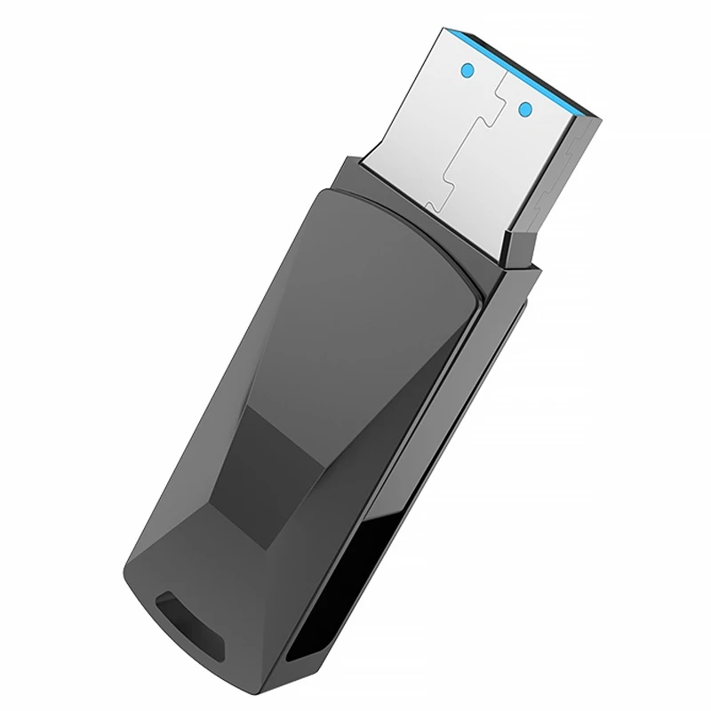 Флеш-накопичувач Hoco UD5 USB 3.0 — 16GB – Сірий. Фото 2 з 3