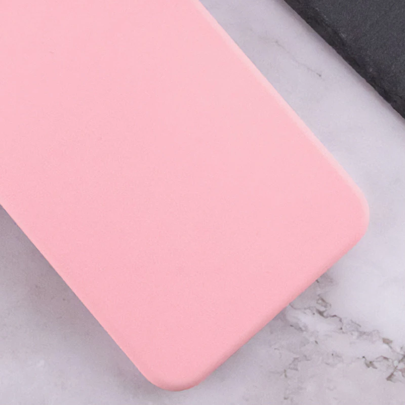 Кольоровий силіконовий чохол GETMAN із закритою камерою для Xiaomi Redmi 13 4G – Рожевий / Pink. Фото 2 з 3