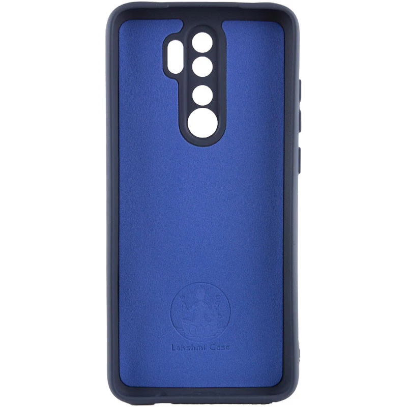 Чохол Silicone Case Lakshmi Plus з закритою камерою на Xiaomi Redmi Note 8 Pro – Синій / Midnight Blue. Фото 2 з 4