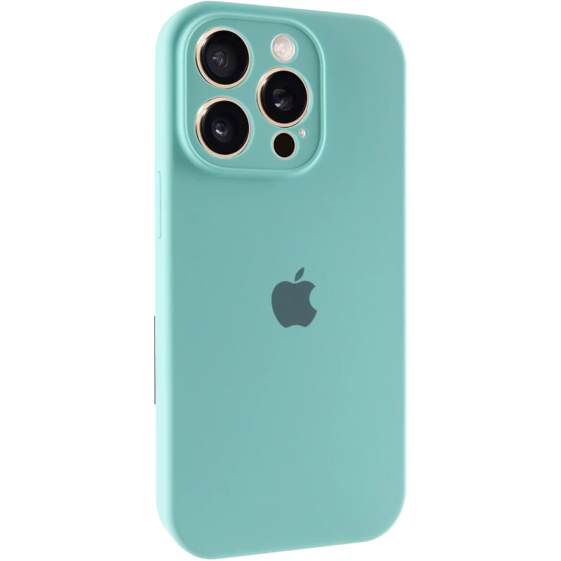 Чохол Silicone Case з захистом камери на Apple iPhone 14 Pro (6.1") – Бірюзовий / Marine Green. Фото 2 з 12