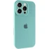 Чехол Silicone Case с защитой камеры для Apple iPhone 14 Pro Max (6.7") – Бирюзовый / Marine Green. Фото 1 из 12
