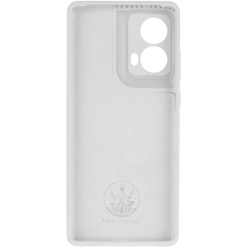 Чохол Silicone Case Lakshmi Premium із закритою камерою для Motorola Moto G85 – Білий / White. Фото 4 з 6