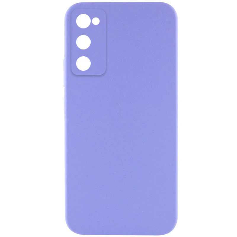Чохол Silicone Case Lakshmi Premium із закритою камерою для Samsung Galaxy S20 FE – Бузковий / Dasheen. Фото 1 з 7