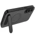 TPU+PC чохол Carbon Kickstand Magnetic Case для Samsung Galaxy S25 FE – Grey. Фото 2 з 2