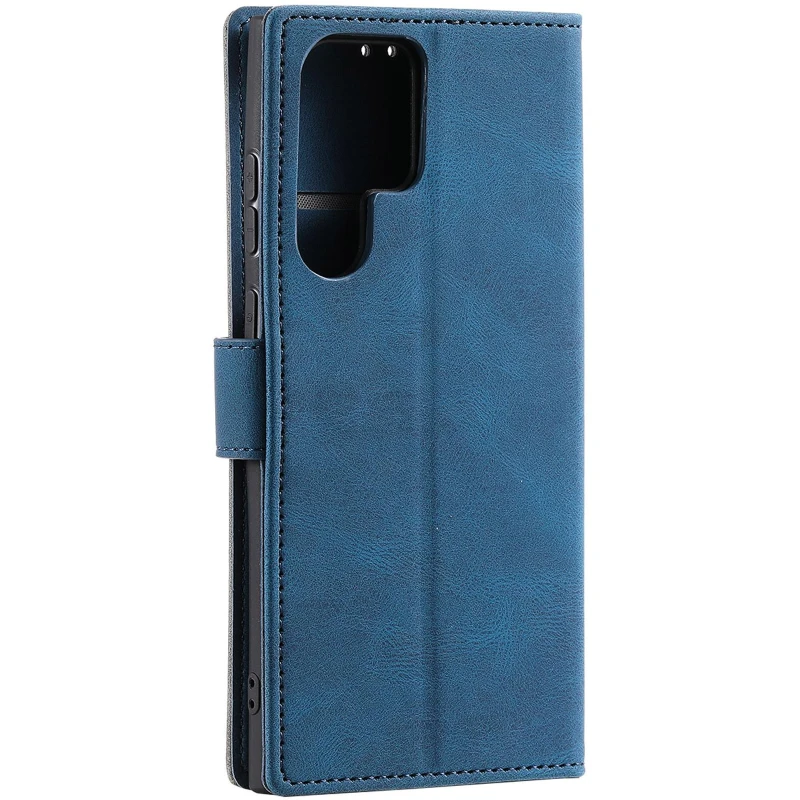 Шкіряний чохол-книжка Maverick Cover для Samsung Galaxy S26 Ultra – Blue. Фото 2 з 5