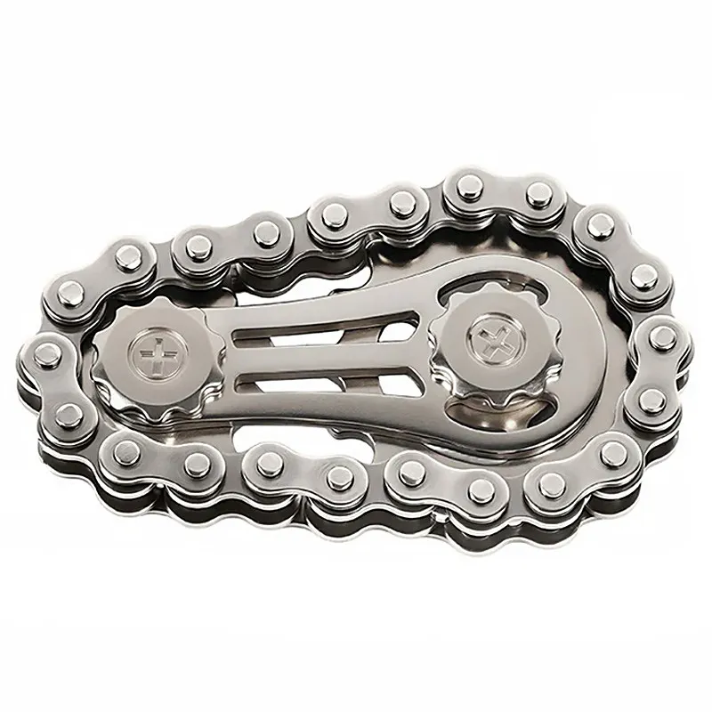 Антистрес Металевий Bike Chain Spinner – silver. Фото 1 з 5