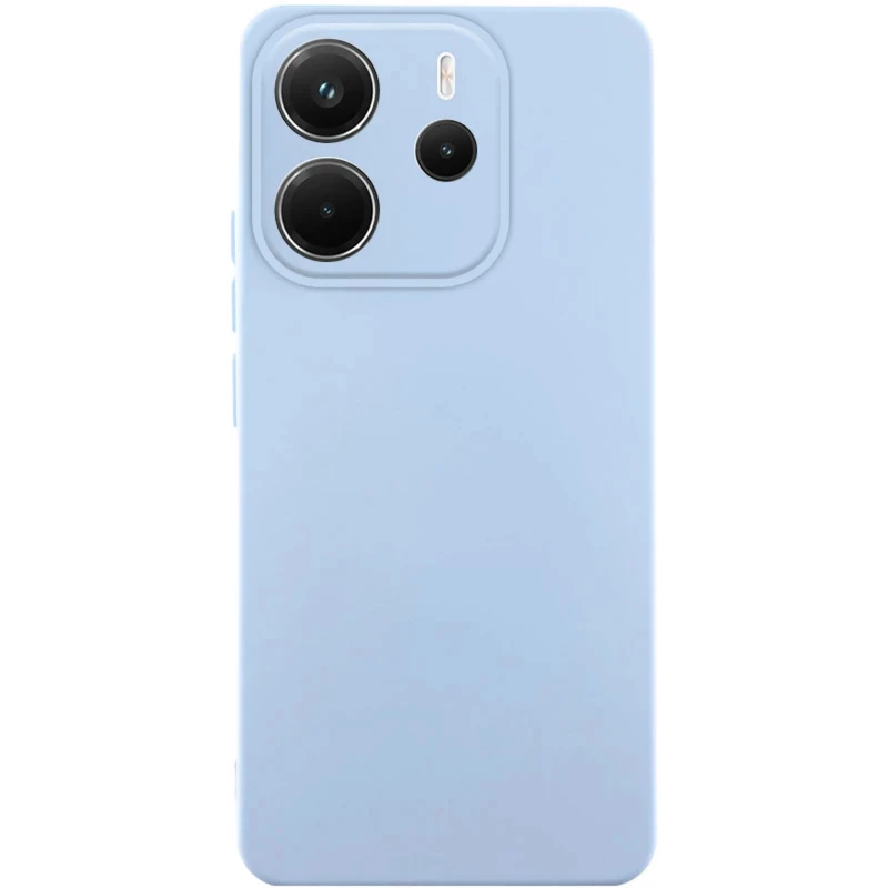 Чохол Silicone Case Lakshmi Plus з закритою камерою на Xiaomi Redmi Note 14 4G (Int. version) – Блакитний / Sky Blue. Фото 1 з 1