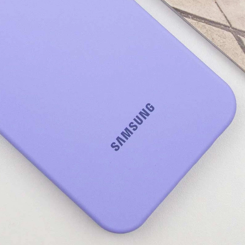 Чехол Silicone Case Lakshmi Premium L с закрытой камерой для Samsung Galaxy A54 5G – Сиреневый / Dasheen. Фото 10 из 14