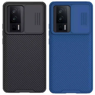 Карбоновая накладка Nillkin со шторкой для камеры для Xiaomi Redmi K60 / K60 Pro фото 1 из 1