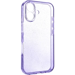Блискучий силіконовий чохол на Apple iPhone 17 (6.3") — Purple