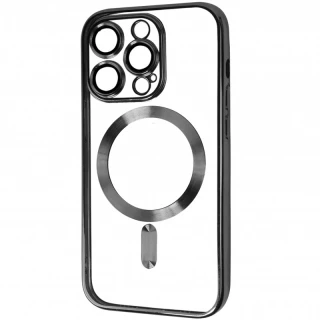 Хромовий TPU чохол з MagSafe на Apple iPhone 13 Pro Max (6.7") фото 1 з 7