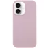 Чехол с закрытым низом Silicone Case для Apple iPhone 16 Plus – Розовый / Chalk Pink. Фото 1 из 13