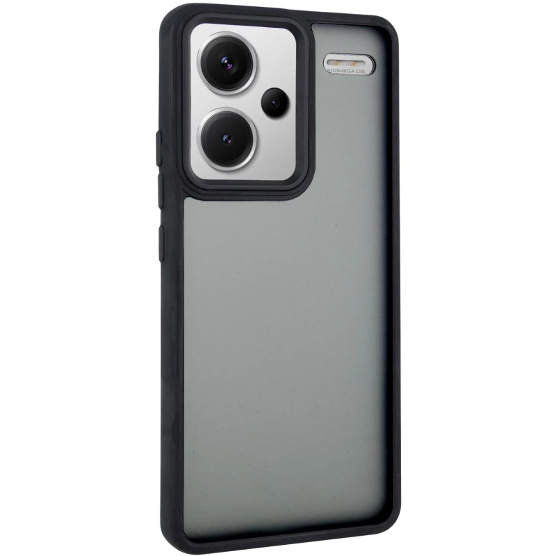 Чехол TPU+PC Lyon Frosted на Xiaomi Redmi Note 13 Pro+ – Black. Фото 2 из 9