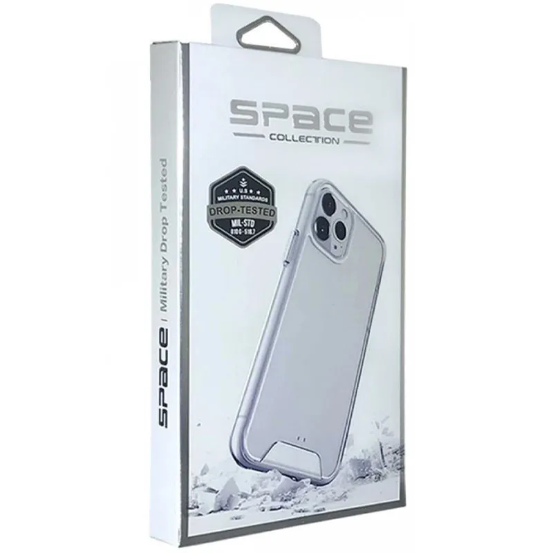 Силіконовий чохол Space Case на Apple iPhone 17 Pro Max (6.9") – Прозорий. Фото 5 з 5