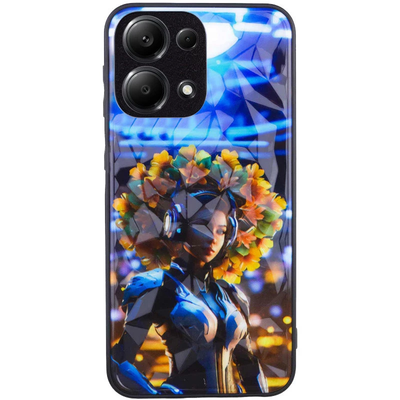Стеклянный чехол Prisma Ladies на Xiaomi Redmi Note 13 4G – Cyberpunk. Фото 2 из 3