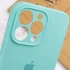 Чехол Silicone Case с защитой камеры для Apple iPhone 13 Pro (6.1") – Бирюзовый / Marine Green. Фото 7 из 7