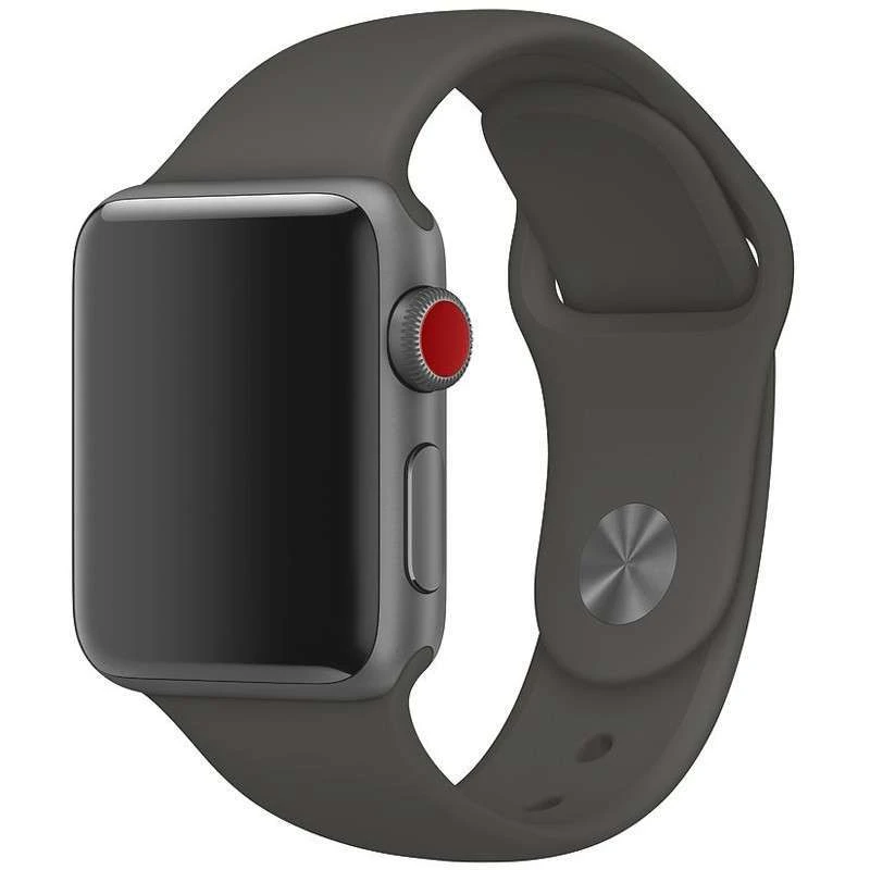 

Силіконовий ремінець для Apple watch 42mm / 44mm (Сірий / Dark Gray)