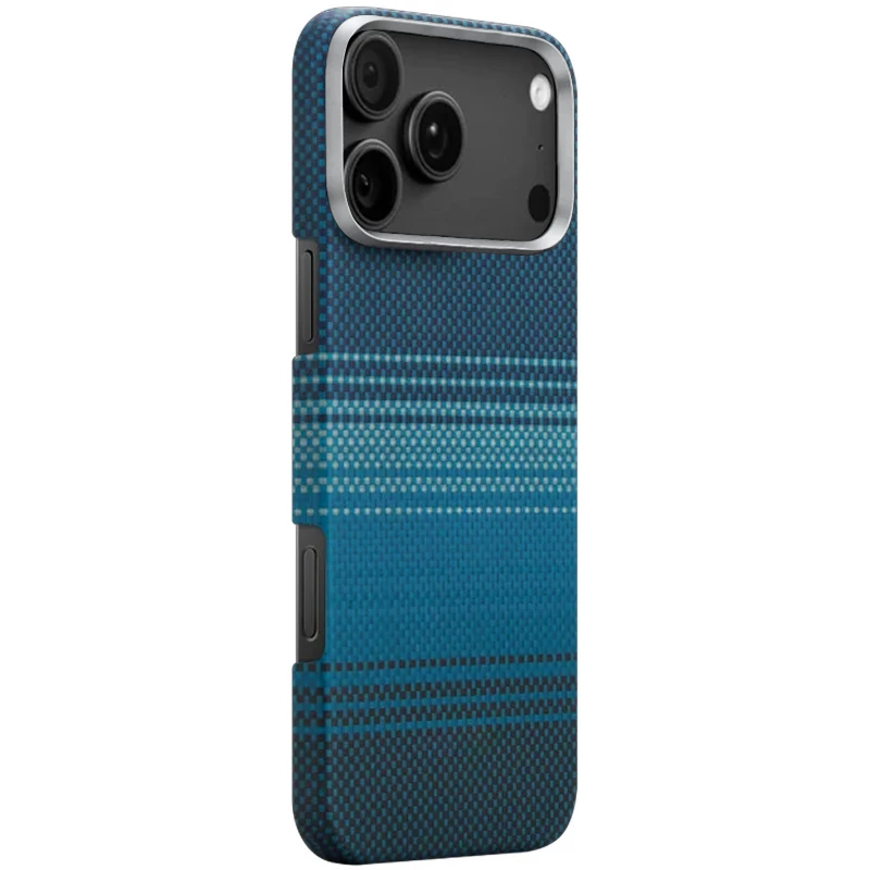 Чехол PC Carbon Protection Slim with MagSafe для Apple iPhone 17 Pro Max (6.9") – Blue. Фото 1 из 2