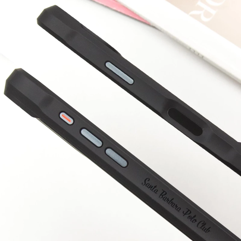 Кожаный чехол Polo Santa Barbara Barton для Apple iPhone 16 Pro Max – Black / Navy. Фото 6 из 12