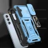 Ударостійкий чохол Square Ring зi шторкою на камеру на Samsung Galaxy A56 5G – Блакитний / Light Blue. Фото 12 з 17