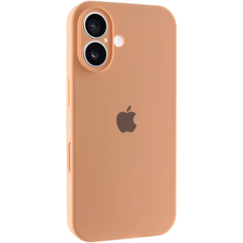 Чохол Silicone Case з захистом камери на Apple iPhone 16 Plus – Помаранчевий / Cantaloupe. Фото 1 з 7