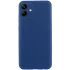 Кольоровий силіконовий чохол GETMAN із закритою камерою для Samsung Galaxy A06 – Синій / Navy Blue. Фото 2 з 2
