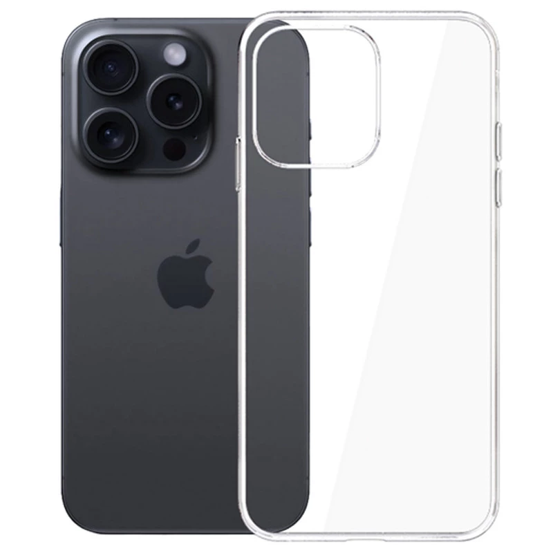 Ультратонкий силиконовый чехол 0,6мм для Apple iPhone 16 Pro Max фото 1 из 1