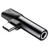 Перехідник Baseus L41 Type-C to Type-C + 3.5mm (CATL41) – Чорний. Фото 2 з 5