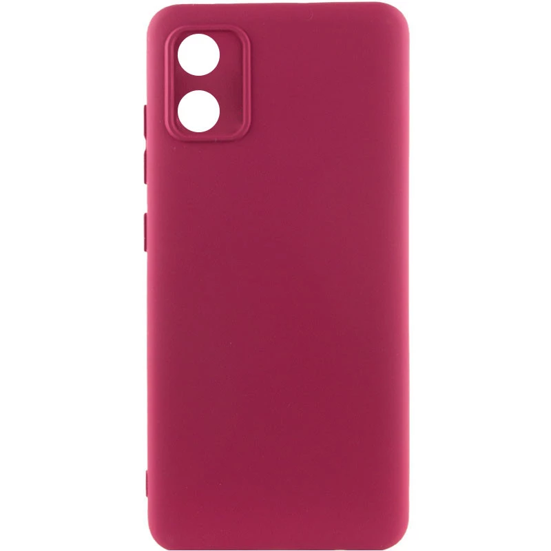 

Чохол Silicone Case Lakshmi з закритою камерою на Motorola Moto E13 (Бордовий / Marsala)