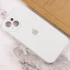 Чехол Silicone Case с защитой камеры для Apple iPhone 15 (6.1") – Белый / White. Фото 4 из 4