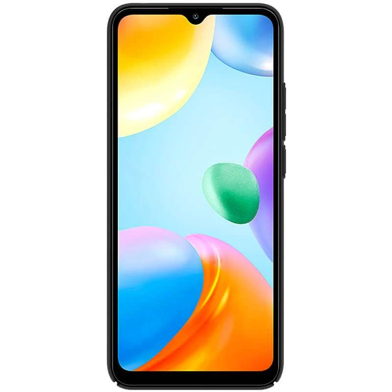 Пластикова накладка Nillkin Frost на Xiaomi Redmi 10C – Чорний. Фото 2 з 5