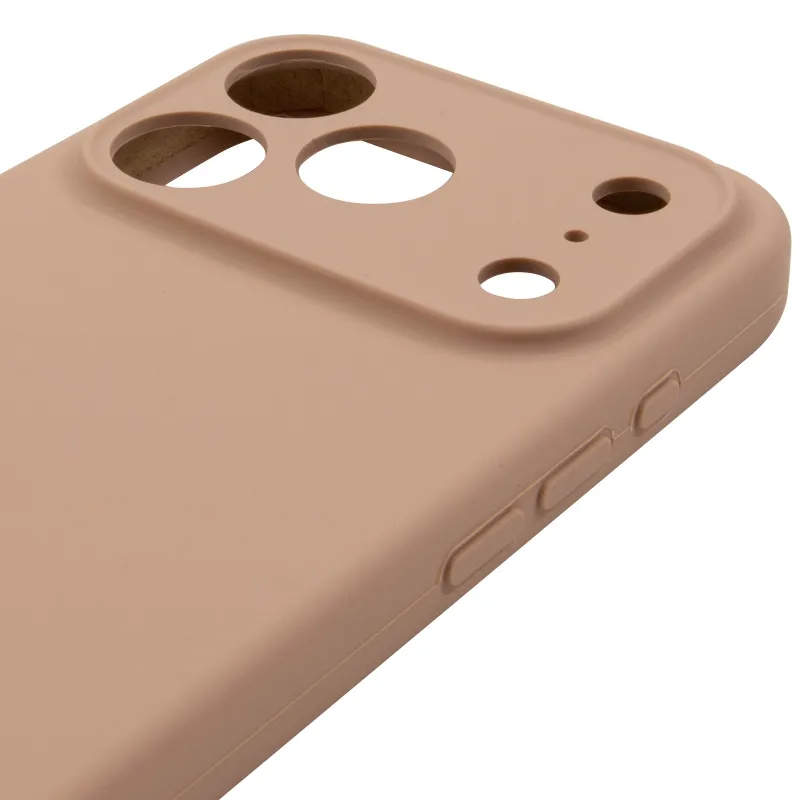 Чехол Silk Full Camera Protective (AA) NO LOGO для Apple iPhone 17 Pro Max (6.9") – Бежевый / Desert Gold. Фото 4 из 5