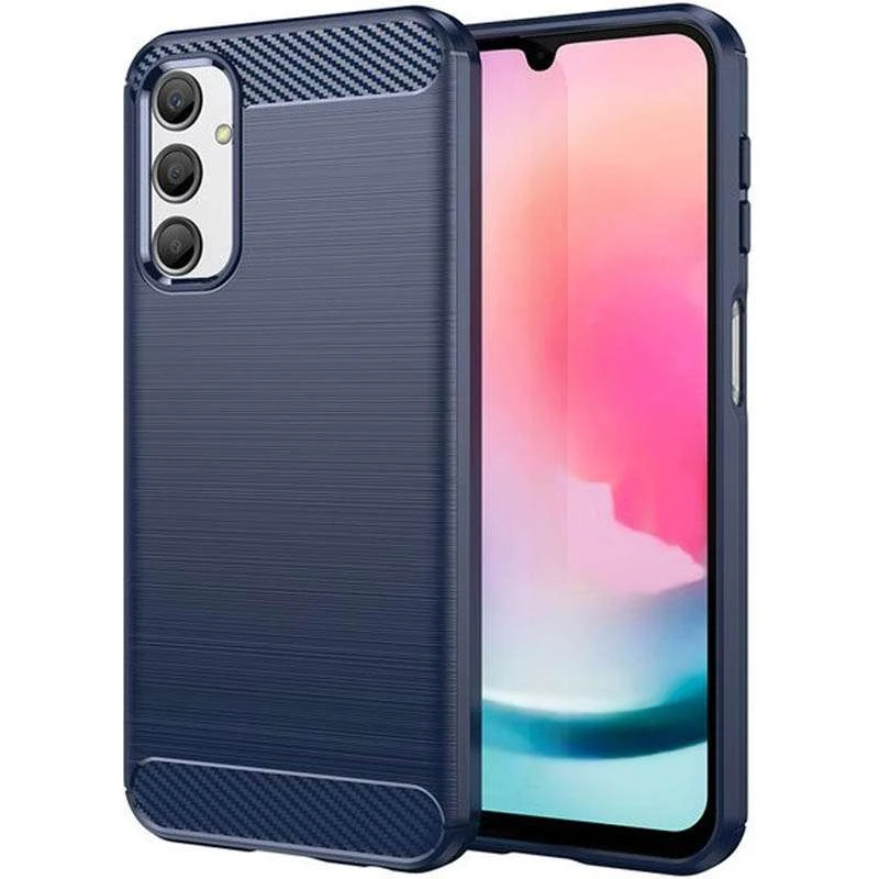 

Тонкий силиконовый чехол Slim для Samsung Galaxy A24 4G (Синий), Синій
